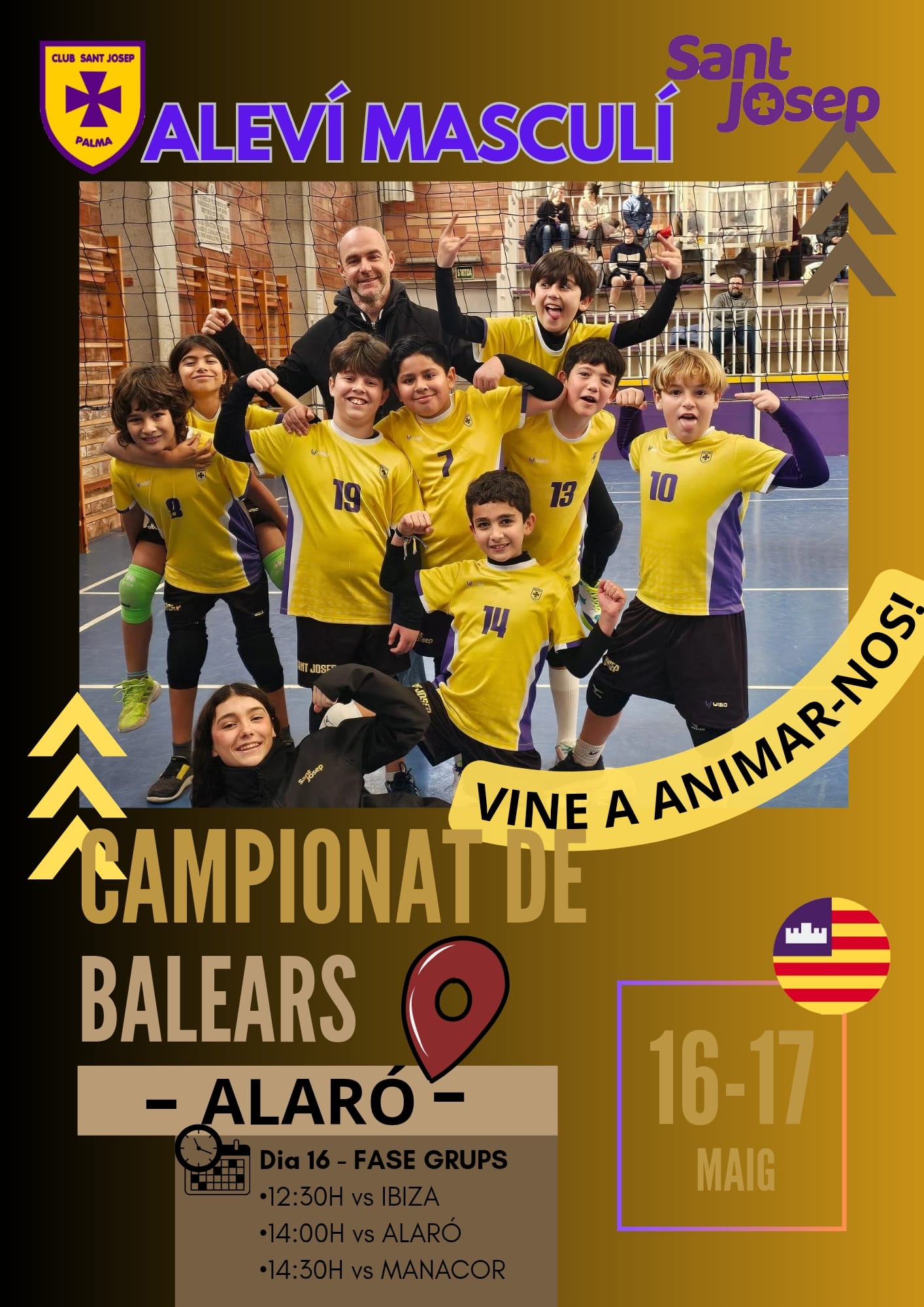 Cartel Campionat Balears Aleví Masc. 2026